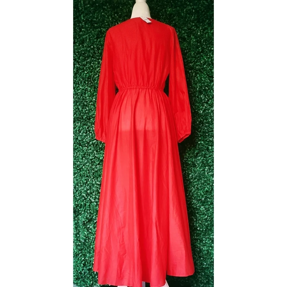 23. J.Crew Tie-front cotton-voile maxi dress